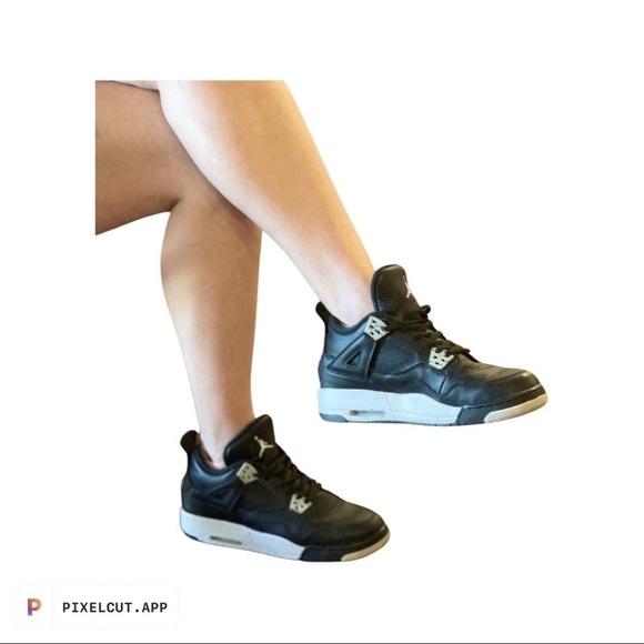 𝅺NIKE Air Jordan 4 Oreos 7Y - Picture 11 of 13